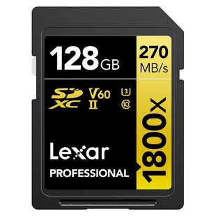 SDXC Professional 1800X 128GB UHS-II V60, 270MB/s