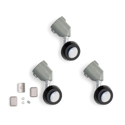 Hjulset 018 till belysningsstativ 004B mfl. (22mm rör/3 st)
