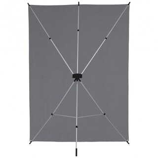 X-Drop Sweep 620SK, komplett bakgrunds kit - grå, 1,5 x 3,7m