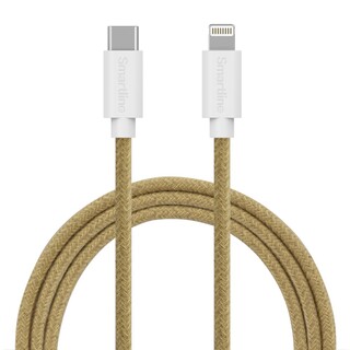 Fuzzy USB-C till Lightning Sand - 2m