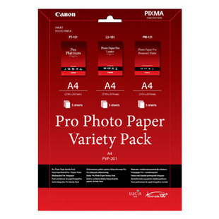PVP-201 Pro Photo Paper Variety Pack A4 3x5 Ark