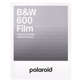 600, svartvit film med vit ram