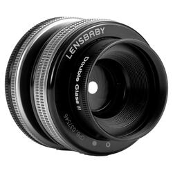 50/2,5 Double Glass II optik med Composer Pro II för Sony E