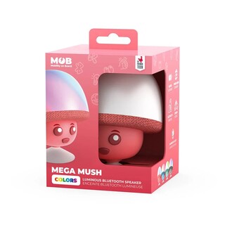 Mega Mush, bluetooth högtalare med lampa och sugkopp - Rosa