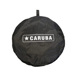 Hopfällbar bakgrund, Bomull 1,5 x 2 m, svart/vit 