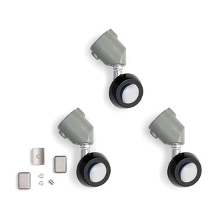 Hjulset 018 till belysningsstativ 004B mfl. (22mm rör/3 st)