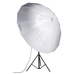 Paraply 180 cm, halvtransparent