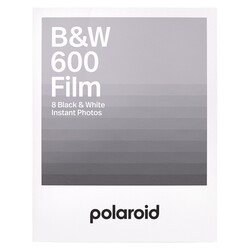 600, svartvit film med vit ram