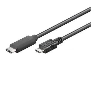 USB-kabel, USB-C till USB 2.0 Micro B, 1m  
