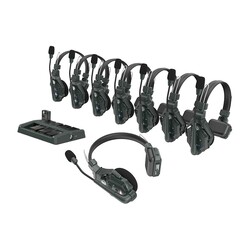 Solidcom C1, full duplex trådlöst intercom-system med 8 headsets