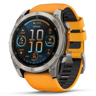 Fenix 8 - 51 mm, AMOLED - Graphite Spark Orange