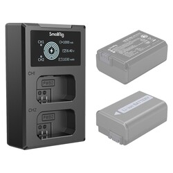 4081 dubbelladdare för NP-FW50 batteri