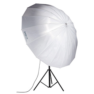 Paraply 180 cm, halvtransparent
