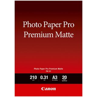 A3 Photo Paper Pro Premium Matte, PM-101, 20 ark, 210g/m2