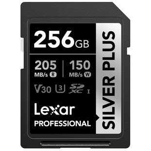 SDXC Professional Silver Plus 1066x UHS-I/U3/A2/4K R205/W150 (V30) - 256GB