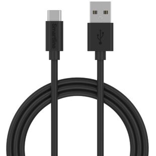 USB-A till USB-C 2.0 Svart - 1m