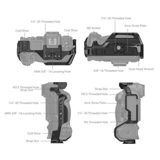 3982 kamerbur kit för Nikon Z8 med batterigrepp