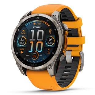 Fenix 8 - 47 mm, AMOLED - Graphite Spark Orange