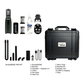 SmokeGENIE, Batteridriven handhållen rökmaskin - Professional kit