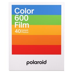 600, färgfilm med vita ramar, 5-pack