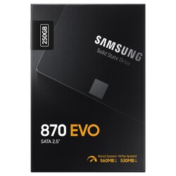 SSD 870 EVO SATA 2,5"- 250GB