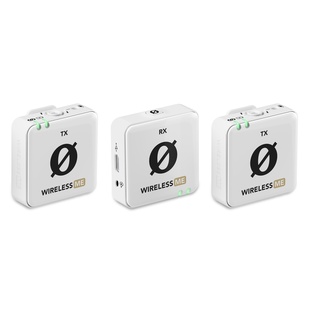 Wireless ME, kompakt och trådlöst mikrofonsystem med enkana - Dual Kit - Vit