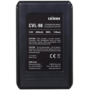 CVL-98 V-Mount batteri med LED Indikator 14.4v 6600mAh (98Wh)
