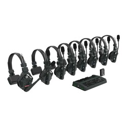 Solidcom C1, full duplex trådlöst intercom-system med 8 headsets