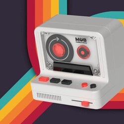Retro Kamera, bluetooth högtalare - Grå