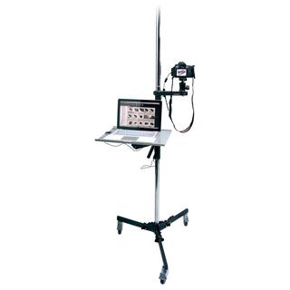 Belysningsstativ 390M Steel Column Roller Stand