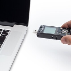 WS-883 - laddbar diktafon med usb-kontakt