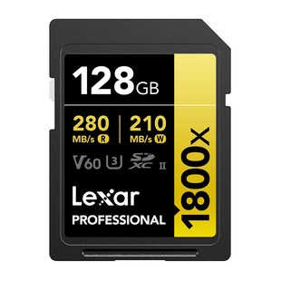 SDXC Professional 1800X 128GB UHS-II V60, 280MB/s