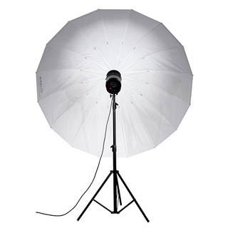 Paraply 180 cm, halvtransparent