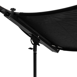 Böjd reflexskärm för ansikten, Pro Kit - 110cm x 60cm (inkl förlängningssats)