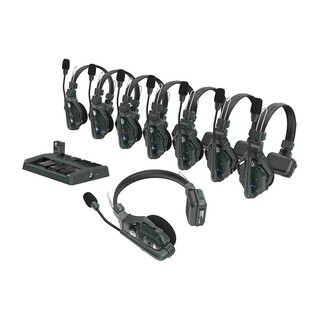 Solidcom C1, full duplex trådlöst intercom-system med 8 headsets