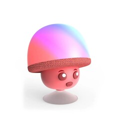 Mega Mush, bluetooth högtalare med lampa och sugkopp - Rosa