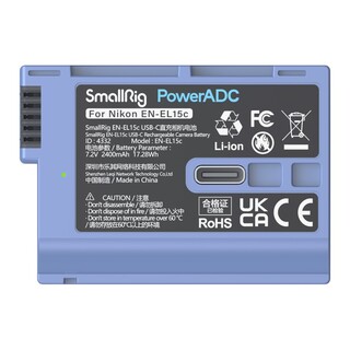 4332B batteri med USB-C kontakt - motsvarande EN-EL15c