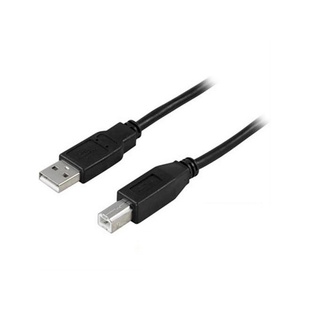 USB 2-kabel typ A till typ B, 2 meter, skrivarkabel 
