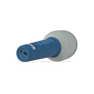 Groovy, karaoke mikrofon med bluetooth högtalare - Blå