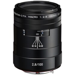 HD D FA 100mm f/2,8 Macro ED AW - Svart (fullformat)