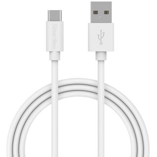 USB-A till USB-C 2.0 Vit - 1m