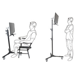 Belysningsstativ 322M Monitor Stand