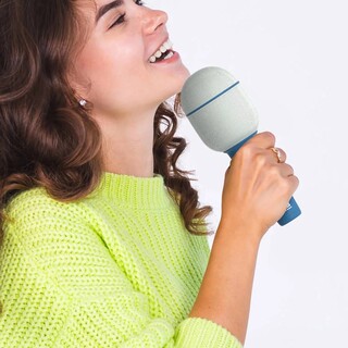 Groovy, karaoke mikrofon med bluetooth högtalare - Blå