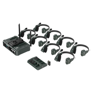 Solidcom C1 med HUB, full duplex trådlöst intercom-system med 8 headsets