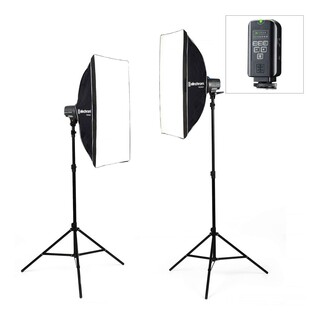 Studioblixt D-Lite RX ONE DUAL Softbox Set, 2st blixtar + tillbehör