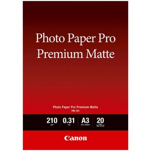 A3 Photo Paper Pro Premium Matte, PM-101, 20 ark, 210g/m2