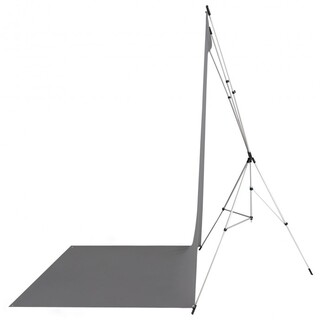X-Drop Sweep 620SK, komplett bakgrunds kit - grå, 1,5 x 3,7m