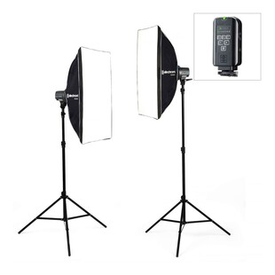 Studioblixt D-Lite RX ONE DUAL Softbox Set, 2st blixtar + tillbehör