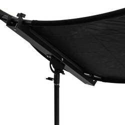 Böjd reflexskärm för ansikten, Pro Kit - 110cm x 60cm (inkl förlängningssats)