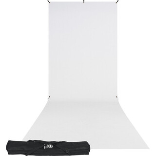 X-Drop Sweep 577SK, komplett bakgrunds kit - vit, 1,5 x 3,7m